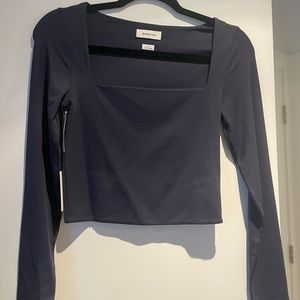 Babaton Navy Long Sleeve Top